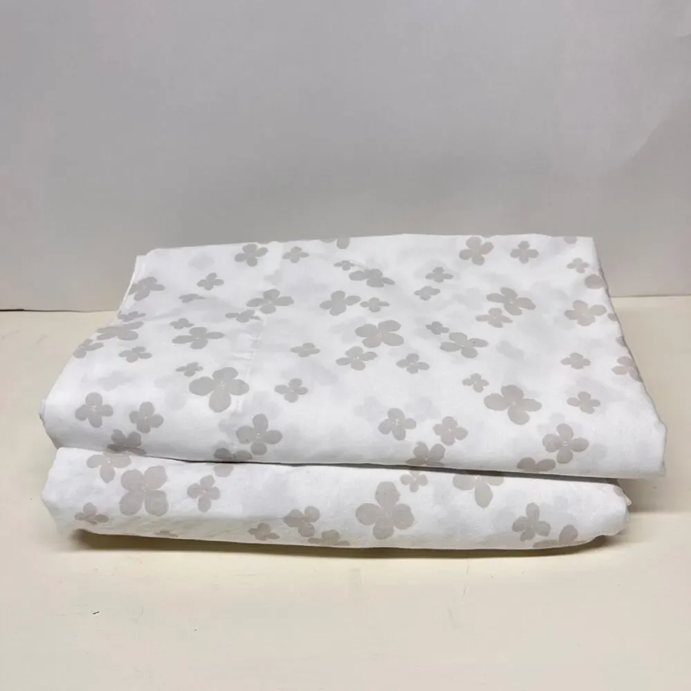 Kate Spade New York 100% Cotton Twin Sheet Set Floral